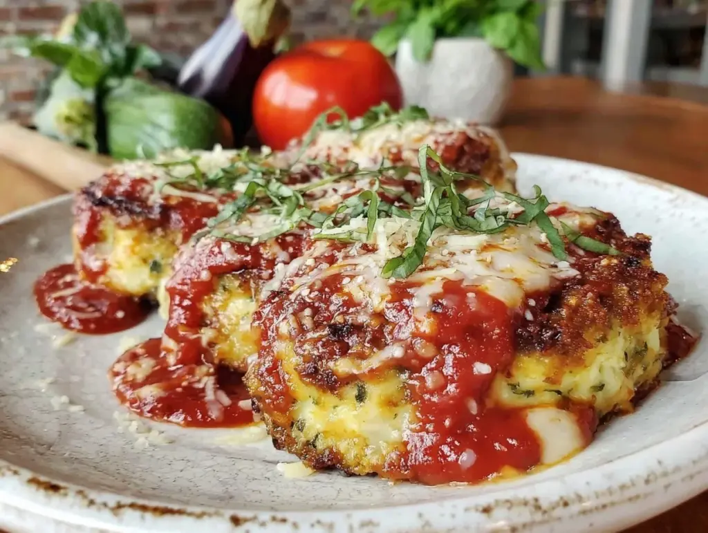 crispy eggplant parmesan - featured image