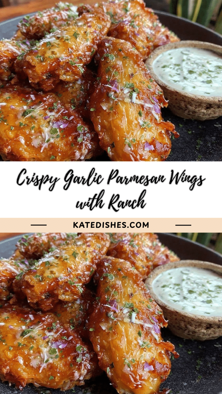 crispy garlic parmesan wings recipe