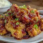 crispy general tsos chicken recipe - featured image