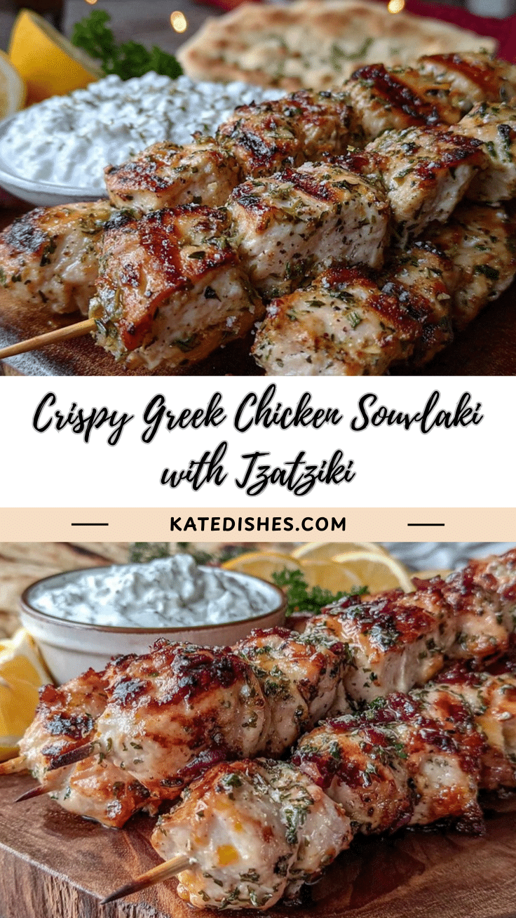 crispy Greek chicken souvlaki recipe