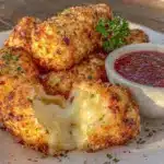 crispy mozzarella sticks recipe - featured image
