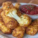 crispy mozzarella sticks recipe - featured image