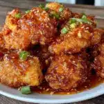 crispy orange chicken recipe - featured image