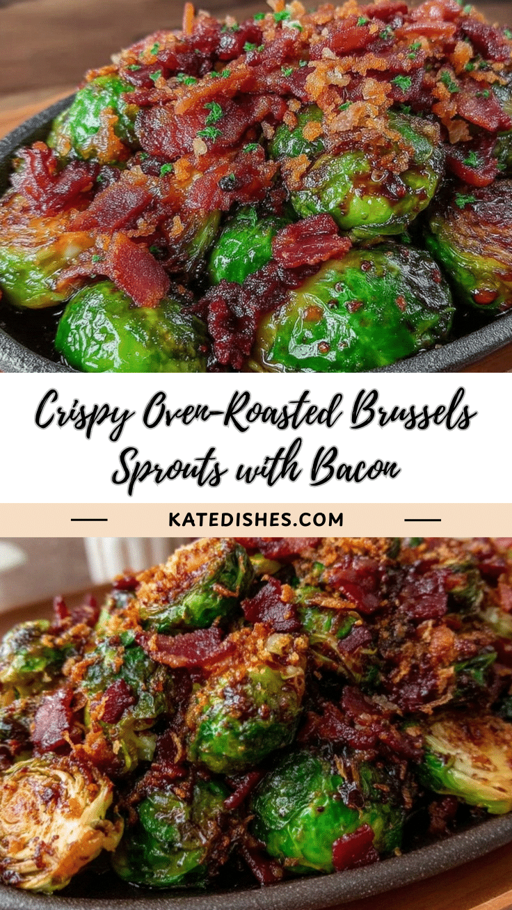 crispy oven-roasted brussels sprouts with bacon recipe