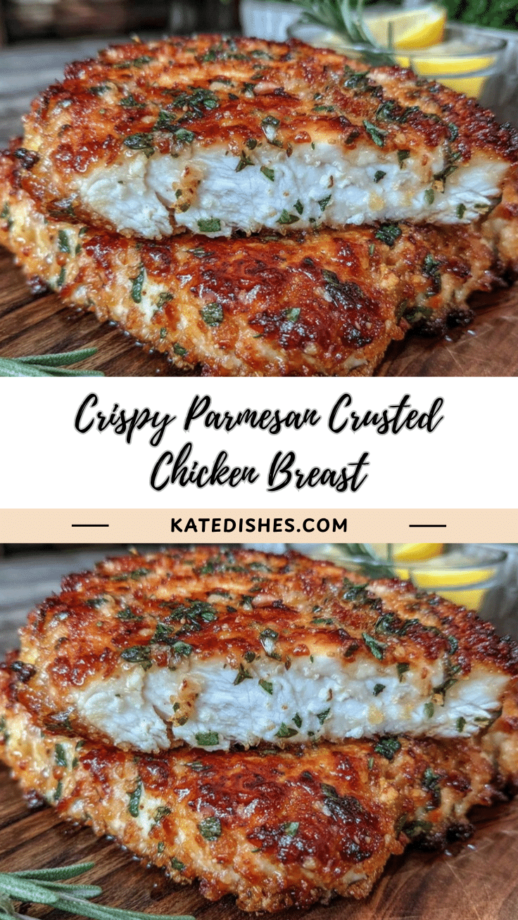crispy parmesan crusted chicken breast recipe
