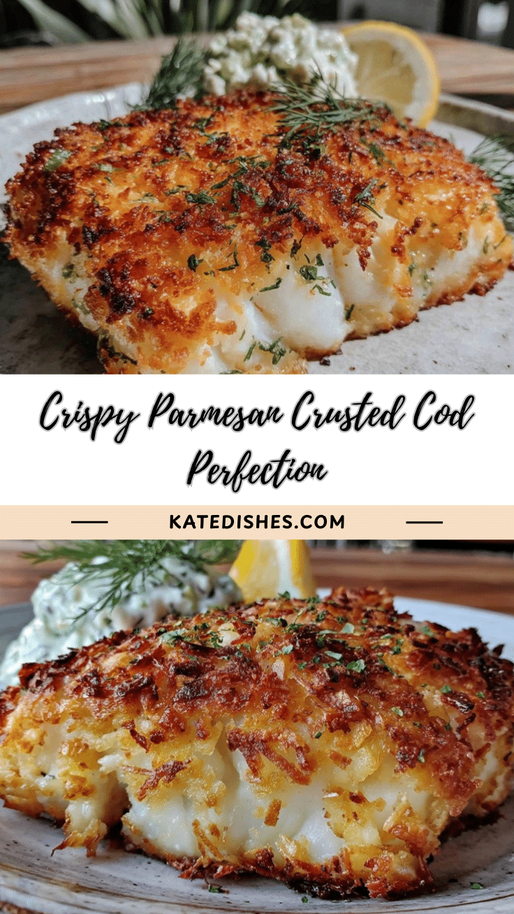 crispy parmesan crusted cod recipe