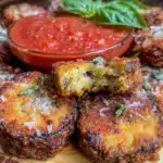 crispy parmesan eggplant bites - featured image