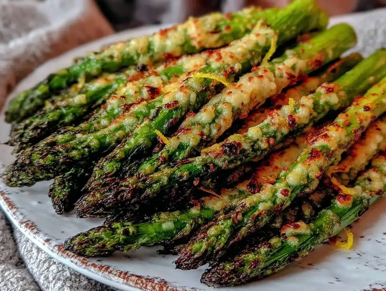 crispy parmesan roasted asparagus preparation steps
