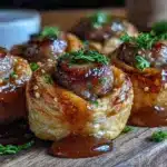 crispy pigs in a blanket recipe - featured image