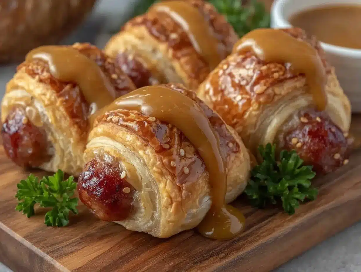 crispy pigs in a blanket recipe preparation steps