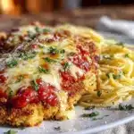 crispy skillet chicken parmesan - featured image