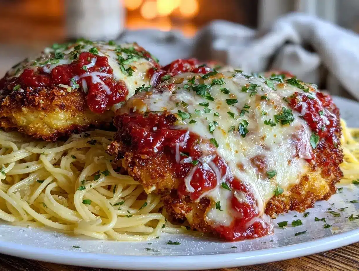 crispy skillet chicken parmesan preparation steps
