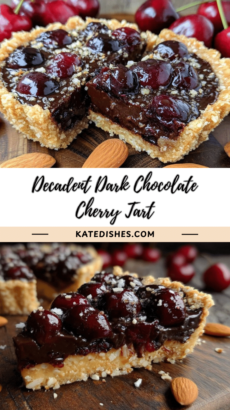 dark chocolate cherry tart recipe