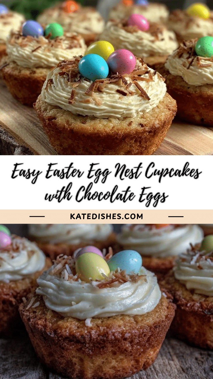 Easter Egg Nest Cupcakes recipe