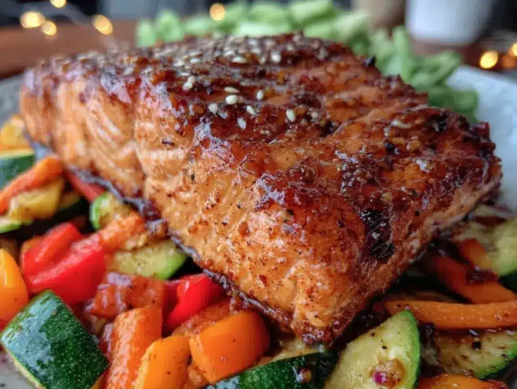 easy teriyaki salmon recipe - featured image
