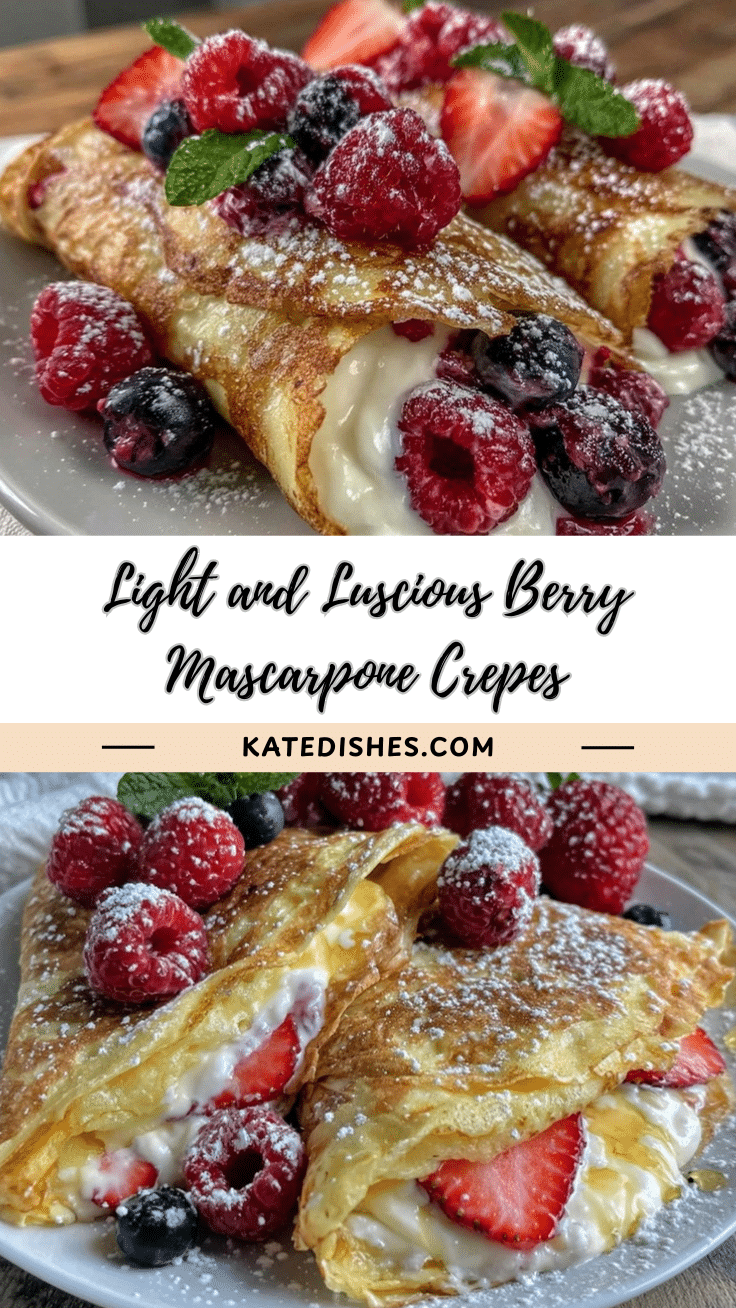 elegant berry mascarpone crepes recipe