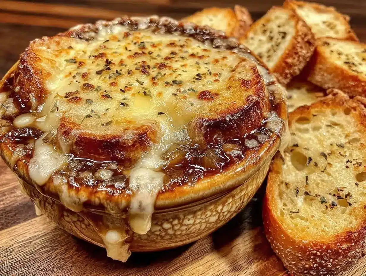 French onion soup preparation steps