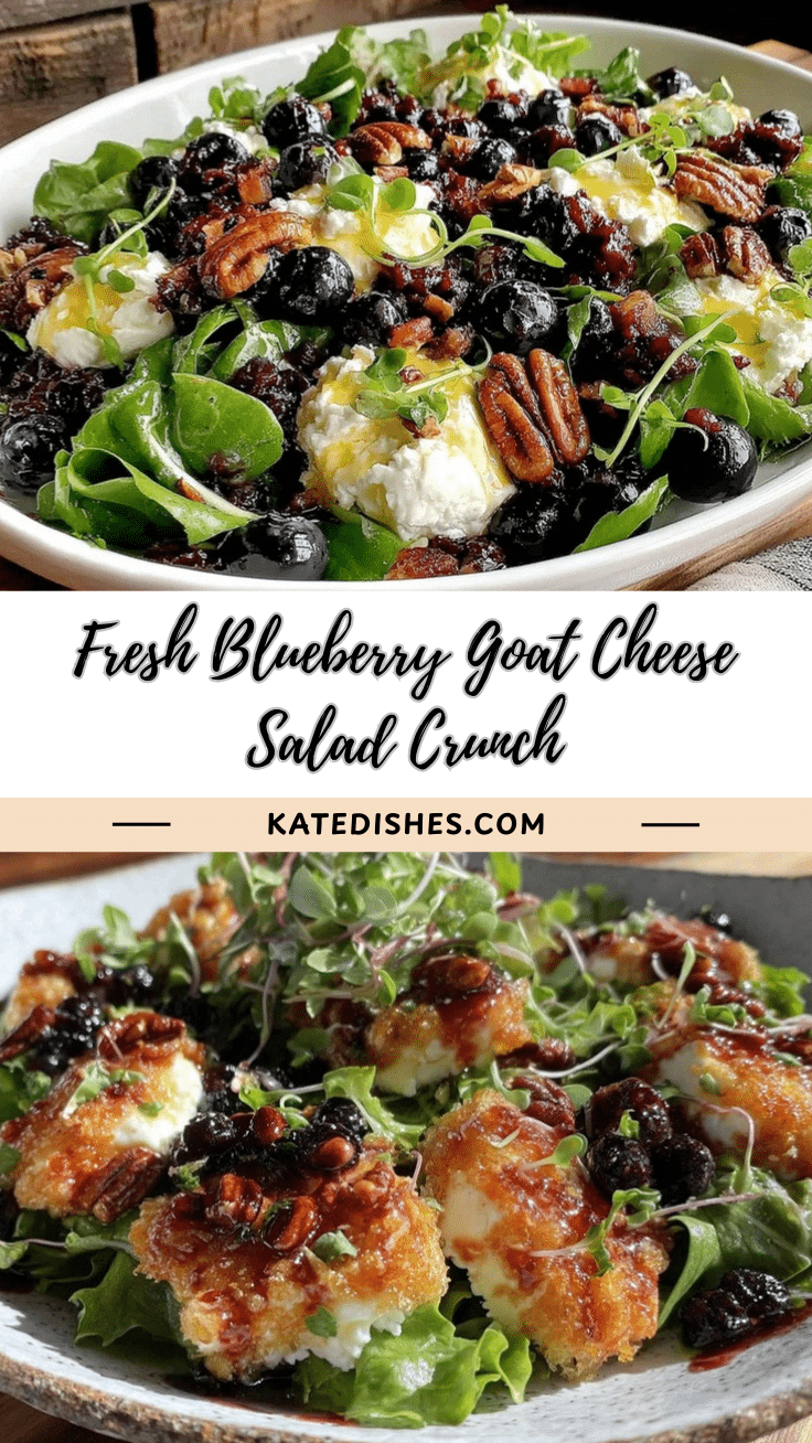 fresh blueberry goat cheese salad recipe