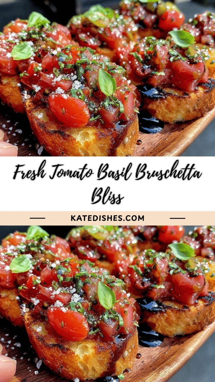 fresh bruschetta with tomato basil and balsamic recipe