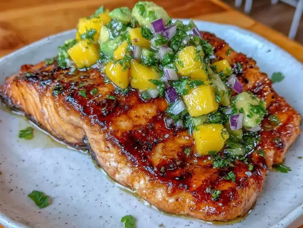 fresh grilled salmon - featured image