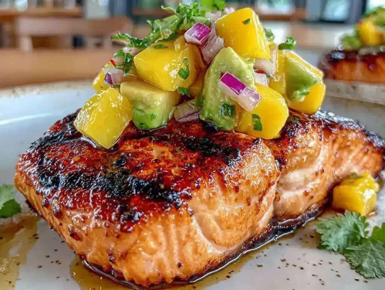 fresh grilled salmon preparation steps