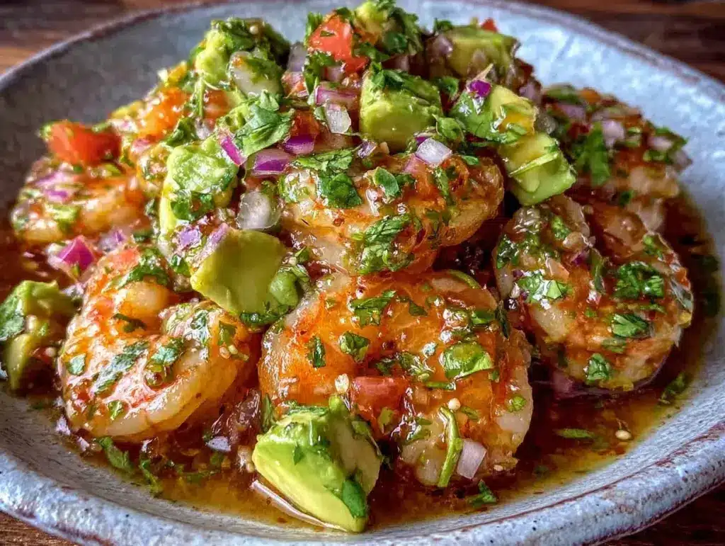 fresh shrimp ceviche - featured image