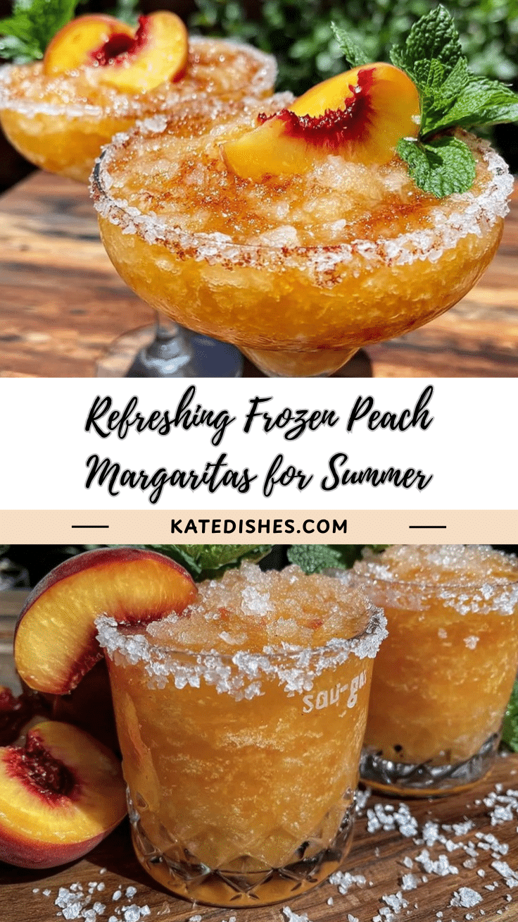 frozen peach margaritas recipe