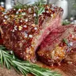 garlic and rosemary prime rib roast - featured image