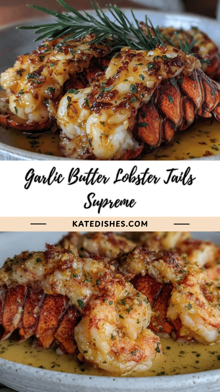 garlic butter lobster tails recipe