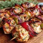 grilled chicken kabobs - featured image