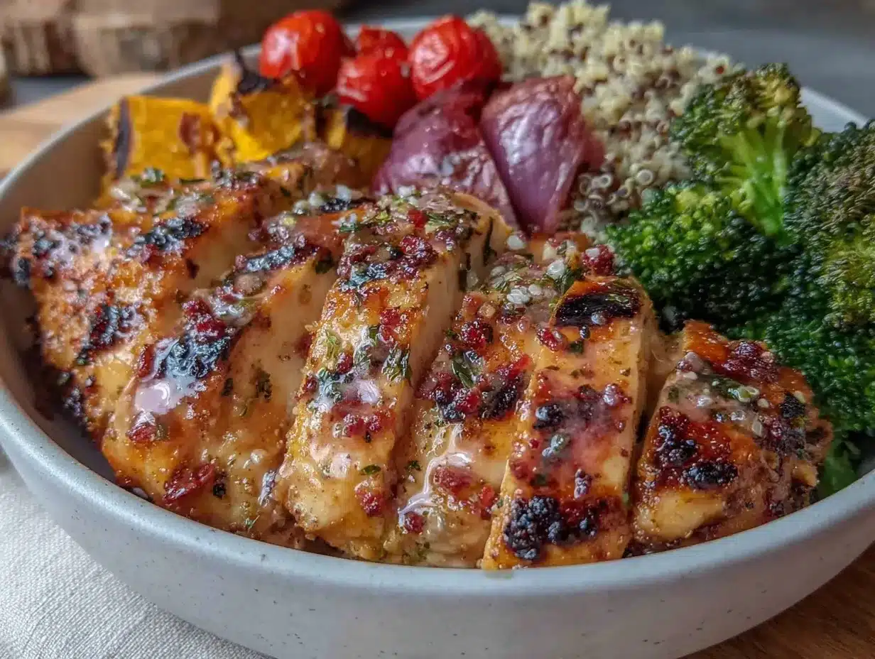 grilled chicken meal prep bowls preparation steps