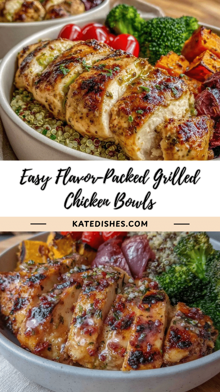grilled chicken meal prep bowls recipe