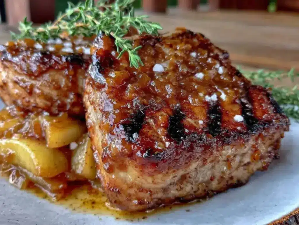 grilled pork chops recipe - featured image