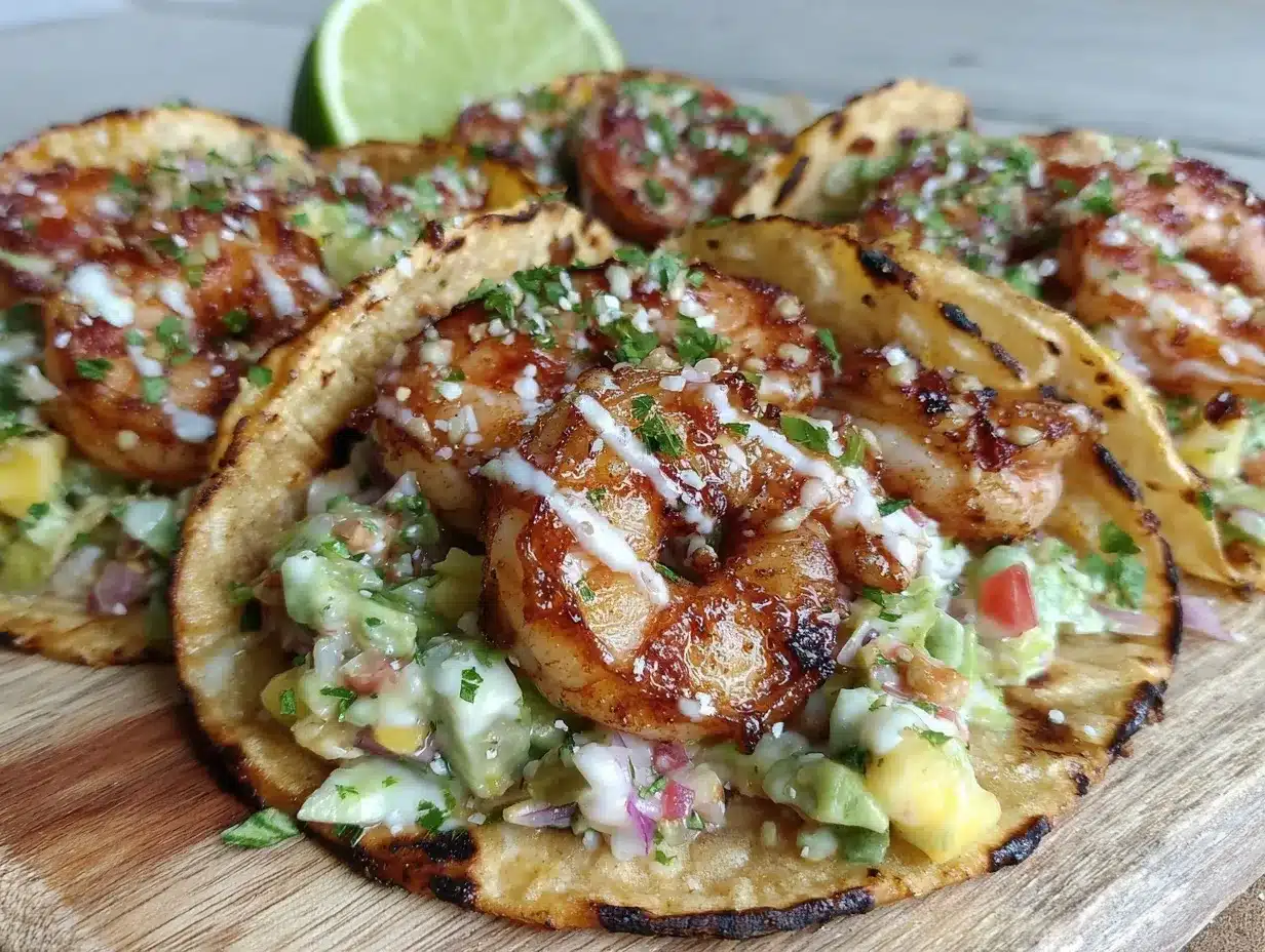 grilled shrimp tacos preparation steps