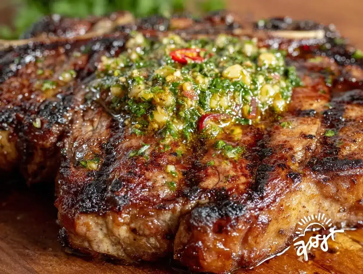 grilled t-bone steak preparation steps