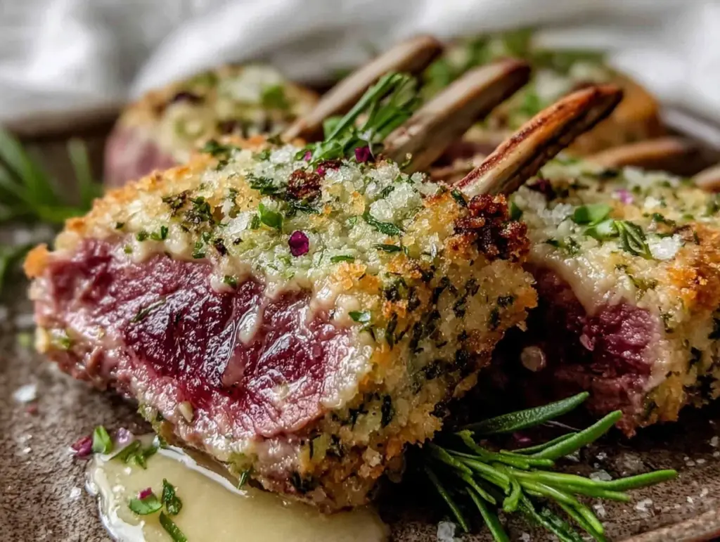 herb-crusted rack of lamb - featured image