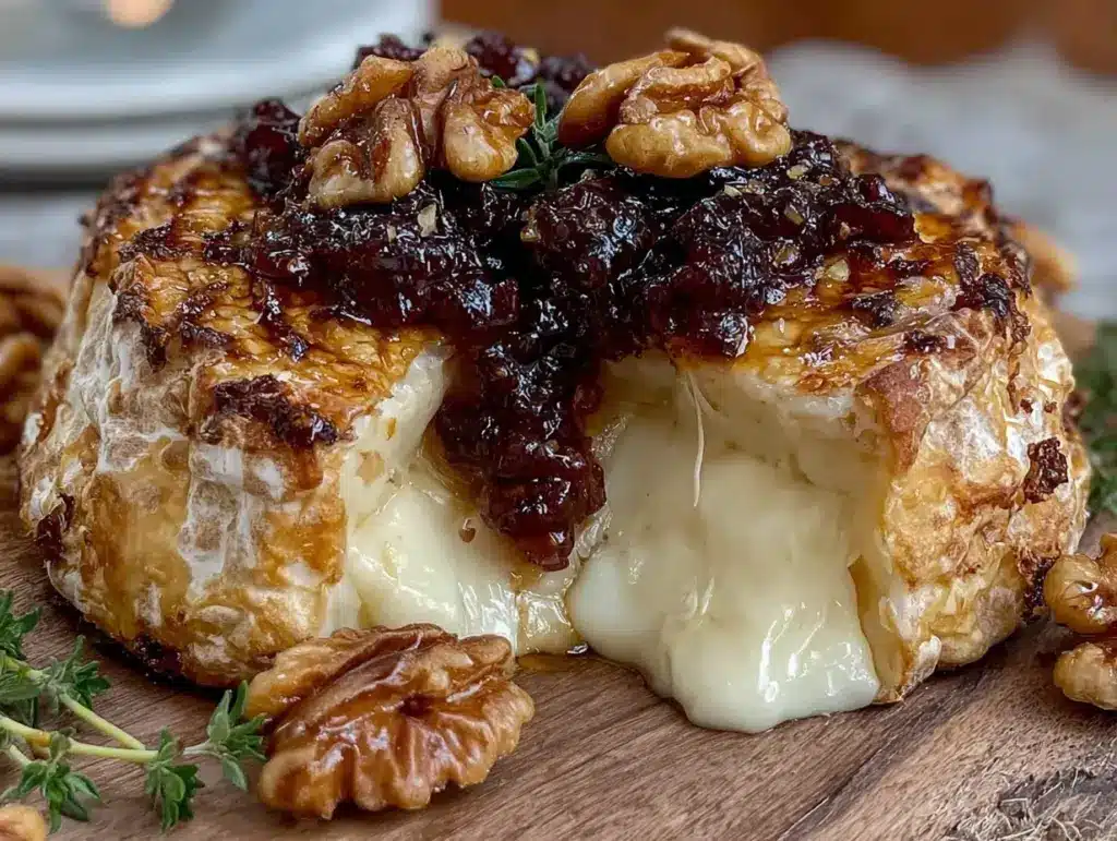 honey baked brie - featured image
