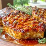 honey garlic pork chops - featured image
