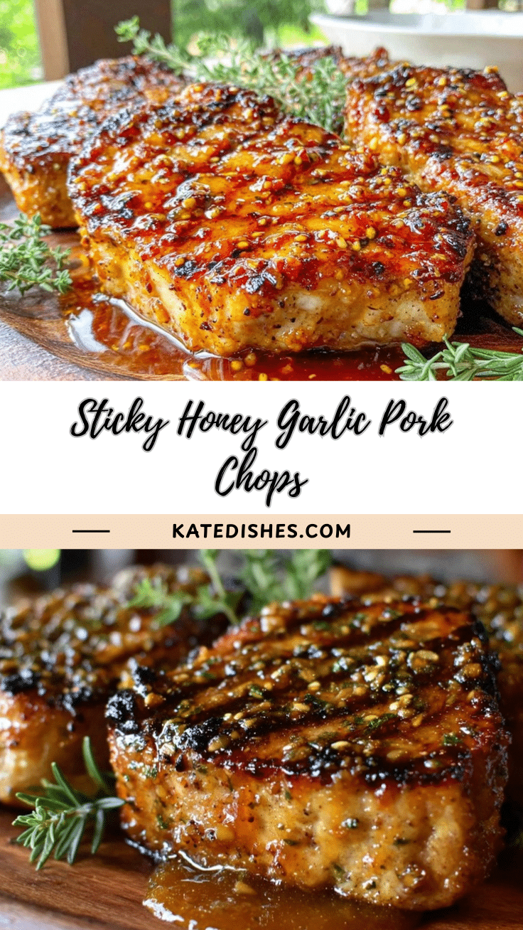 honey garlic pork chops recipe