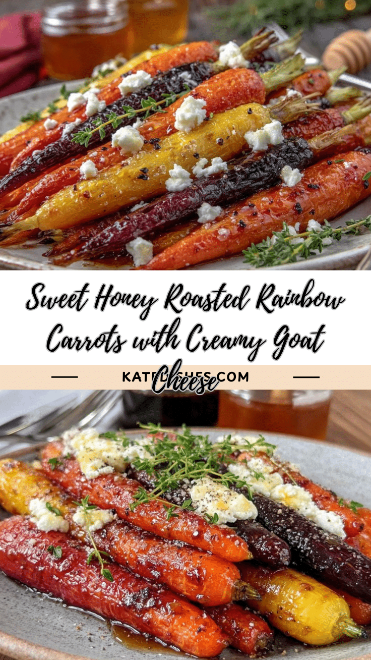 honey roasted rainbow carrots recipe