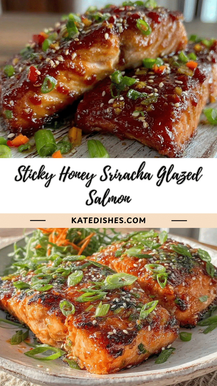 honey sriracha glazed salmon fillets recipe