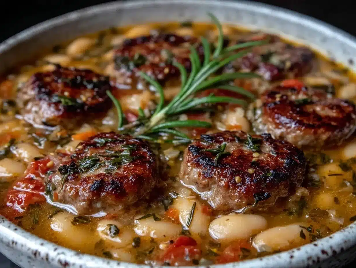 Italian Sausage and White Bean Soup preparation steps