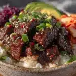 korean bbq beef bowls - featured image