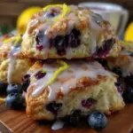 lemon blueberry scones - featured image