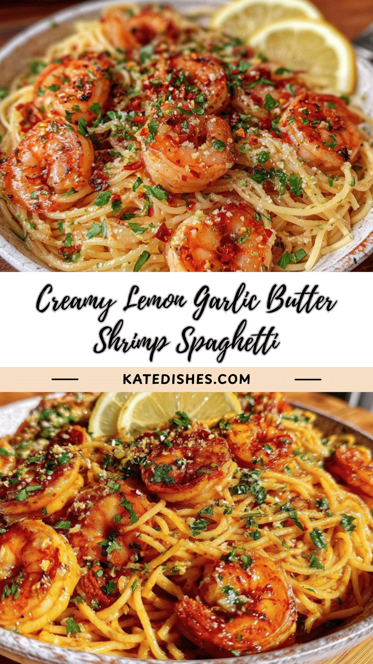 lemon garlic butter shrimp spaghetti recipe