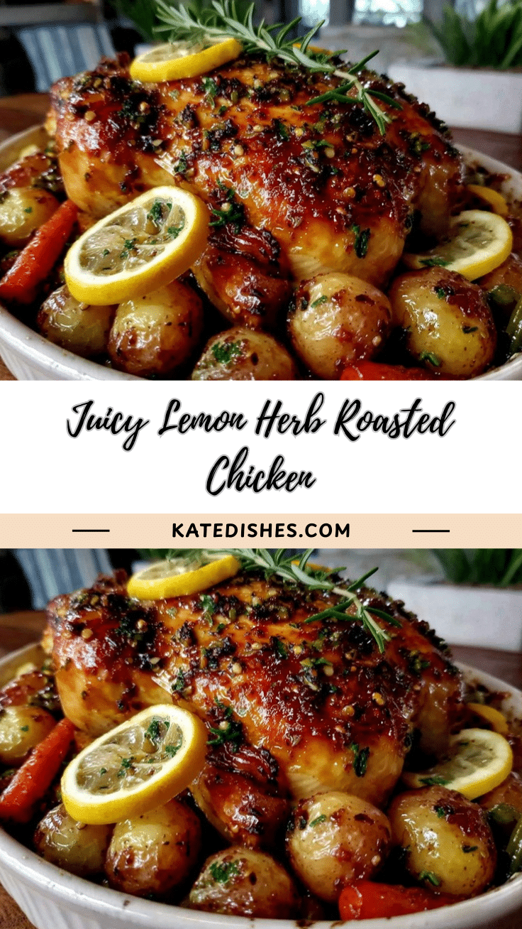 lemon herb roasted whole chicken recipe