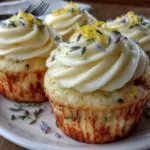 lemon lavender cupcakes - featured image