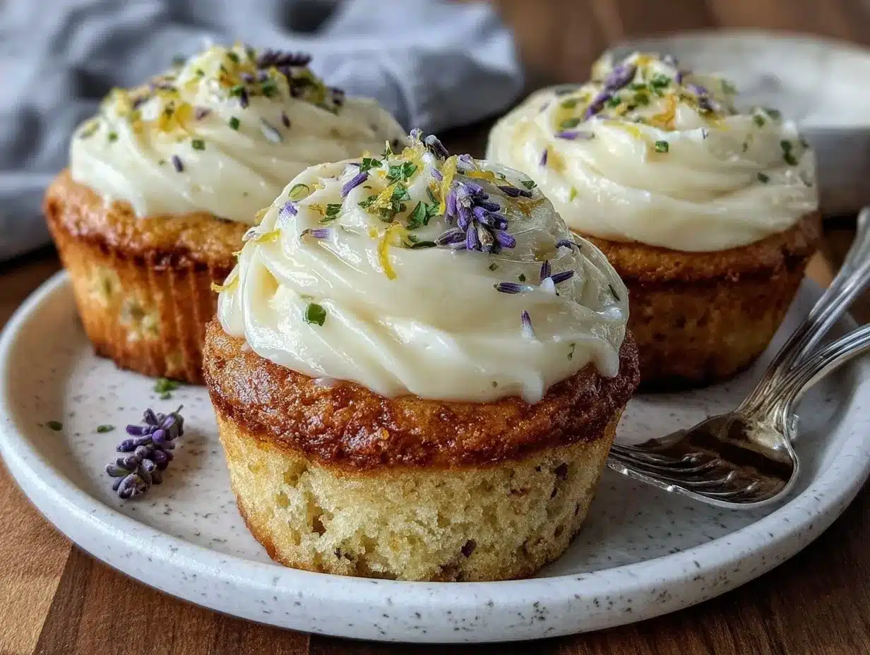 lemon lavender cupcakes preparation steps
