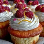 lemon raspberry cupcakes - featured image