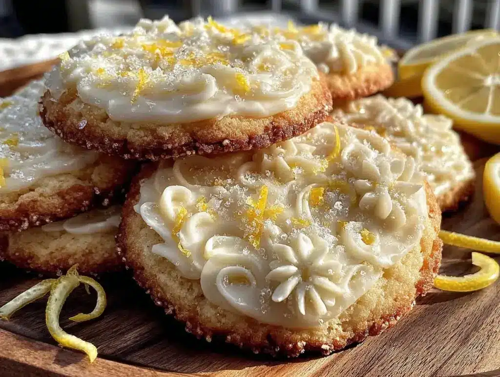 lemon sugar cookies - featured image